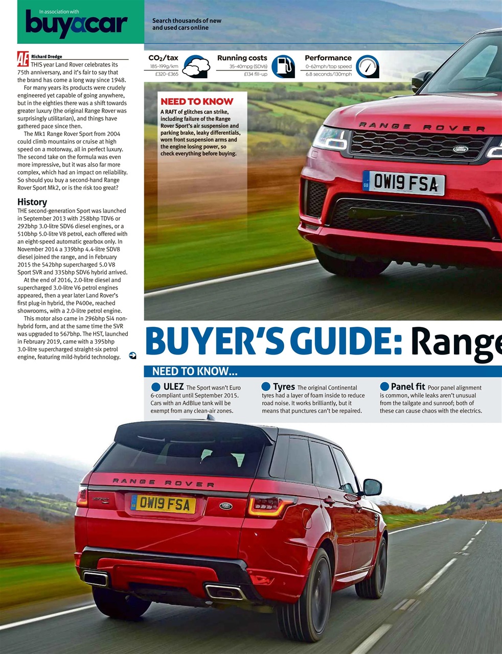 Auto Express Preview Pages