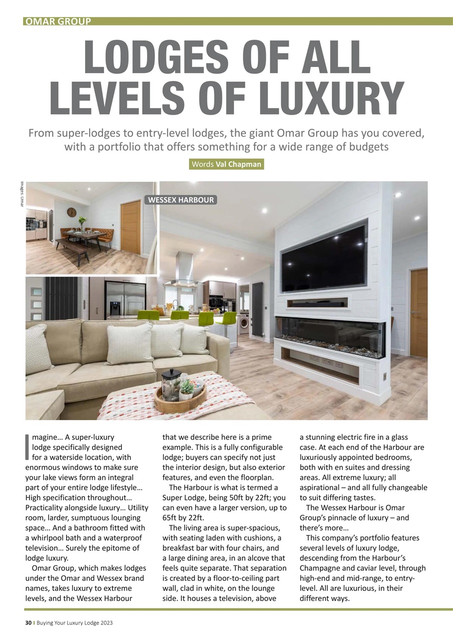 Park and Holiday Home Inspiration magazine Preview Pages