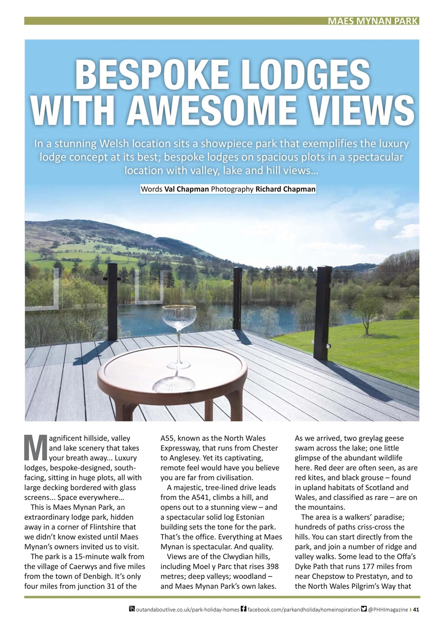 Park and Holiday Home Inspiration magazine Preview Pages