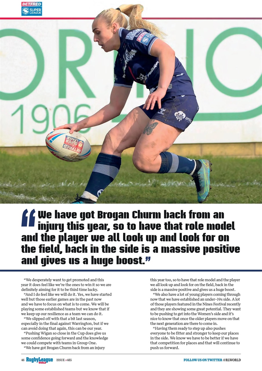 Rugby League World Preview Pages