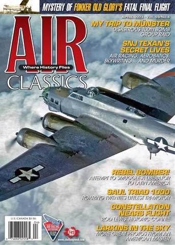 Air Classics - Where History Flies issue Apr-23
