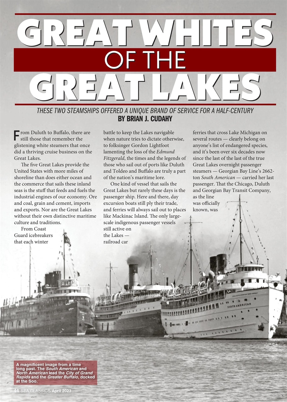 Sea Classics - Where History Sets Sail Preview Pages