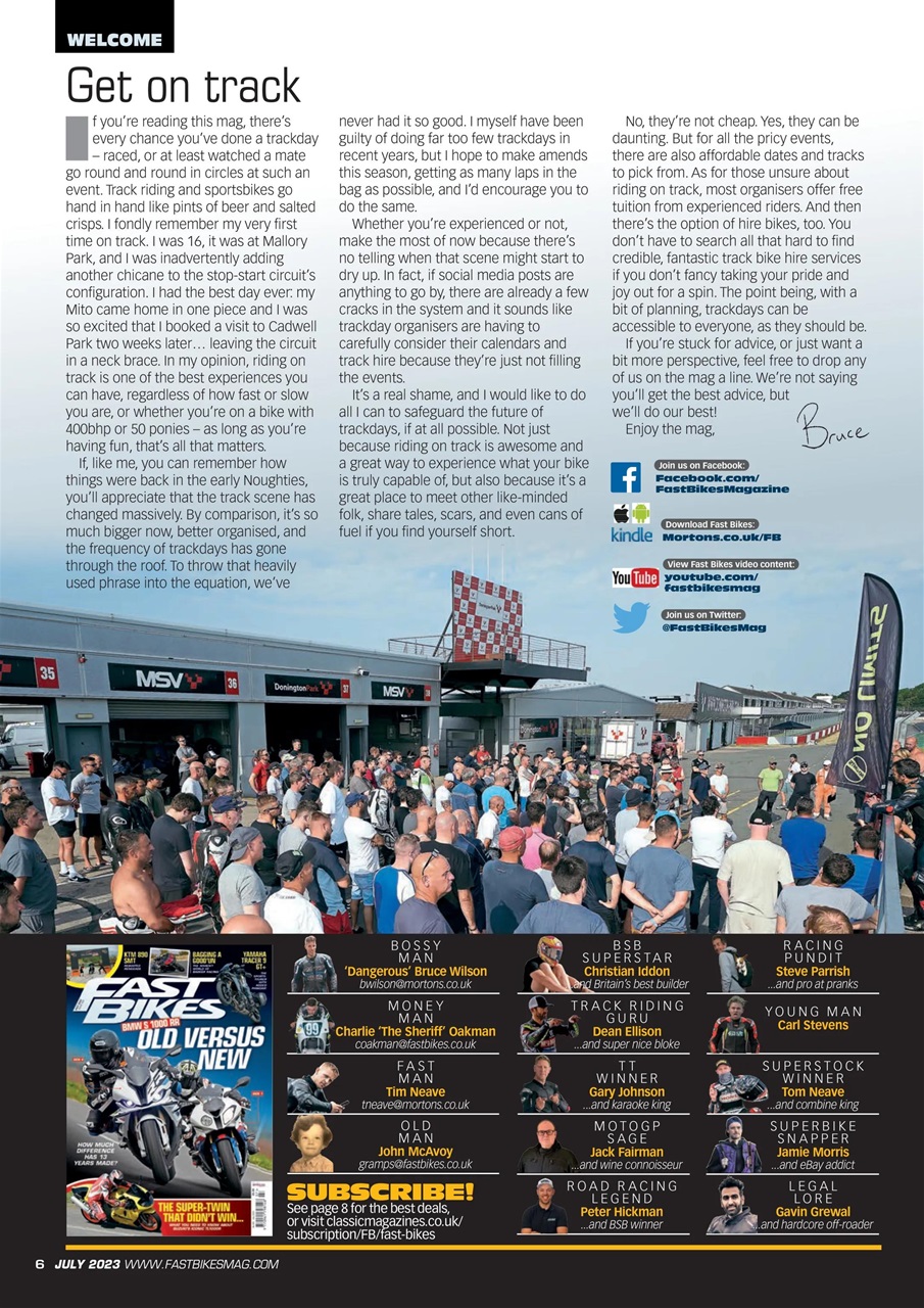 Fast Bikes Preview Pages