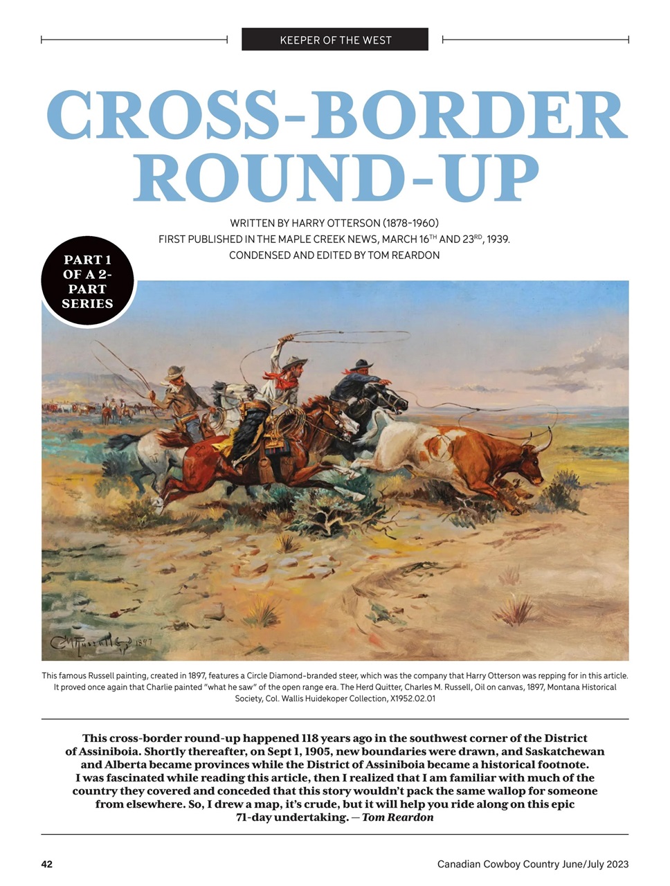 Canadian Cowboy Country Preview Pages