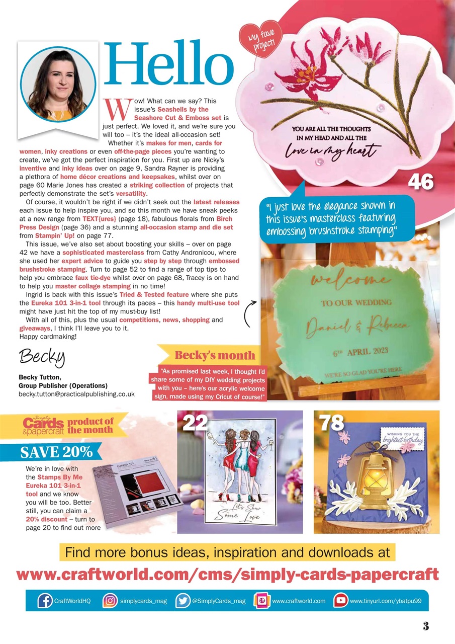 Simply Cards & Papercraft Preview Pages