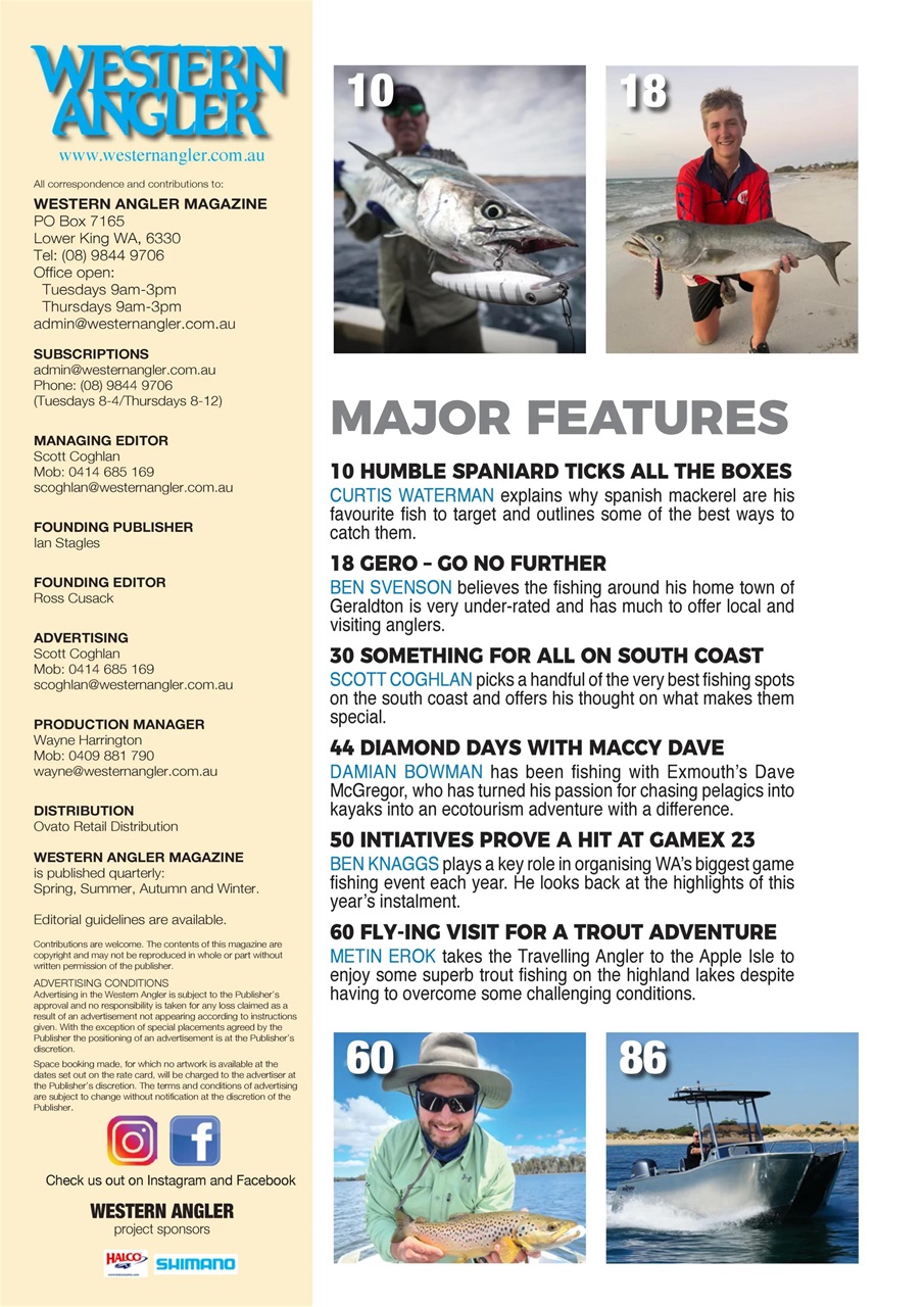 Western Angler Preview Pages