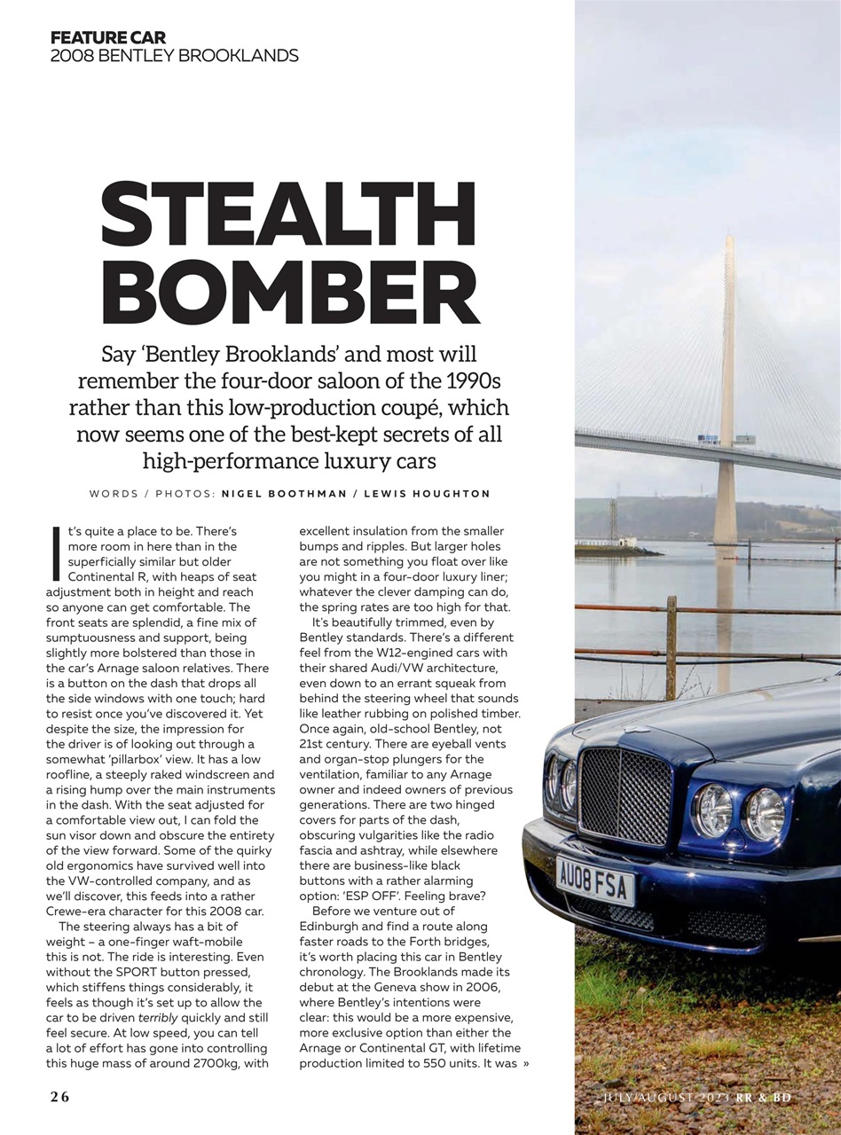 Rolls-Royce & Bentley Driver Preview Pages