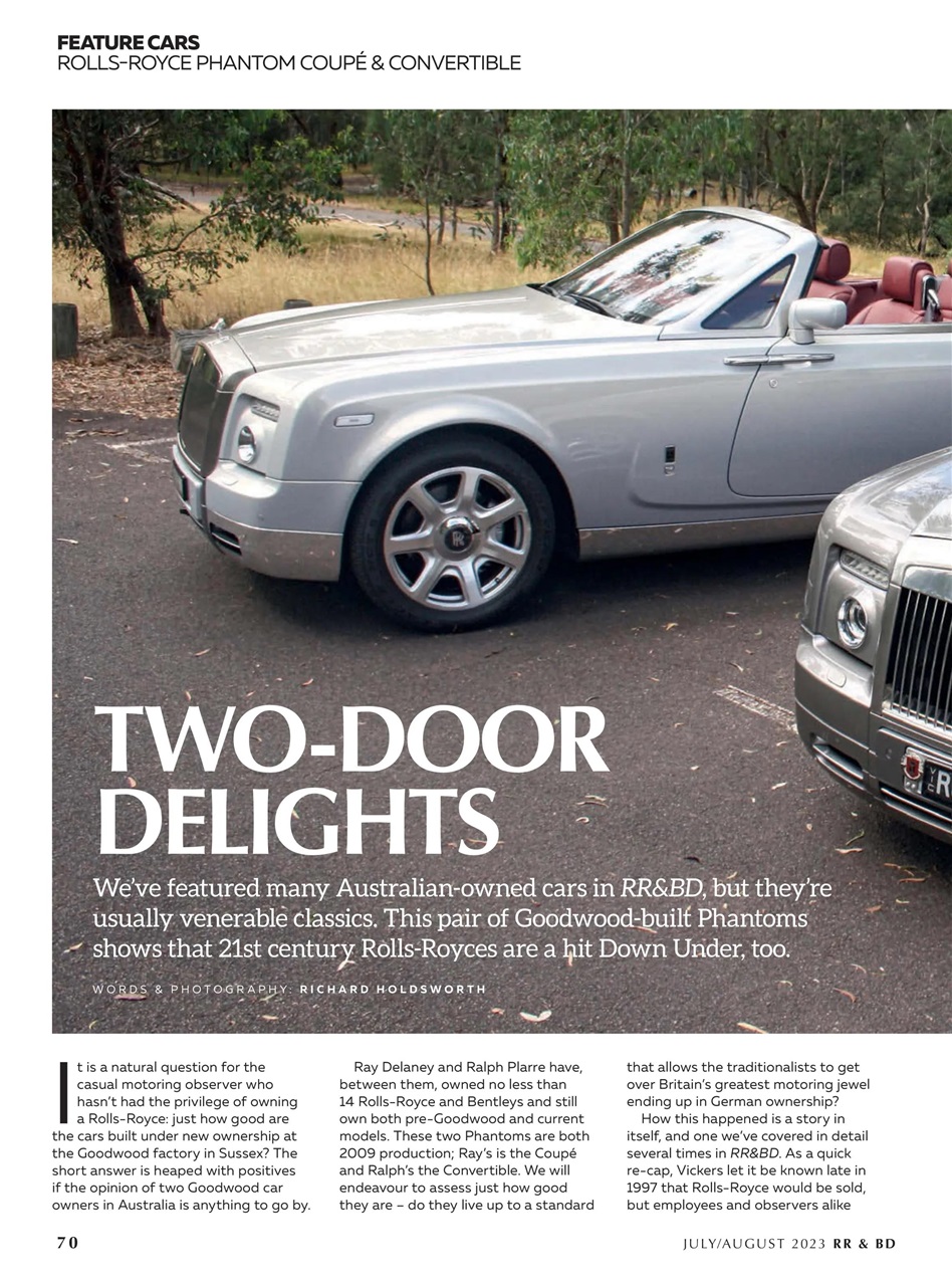 Rolls-Royce & Bentley Driver Preview Pages