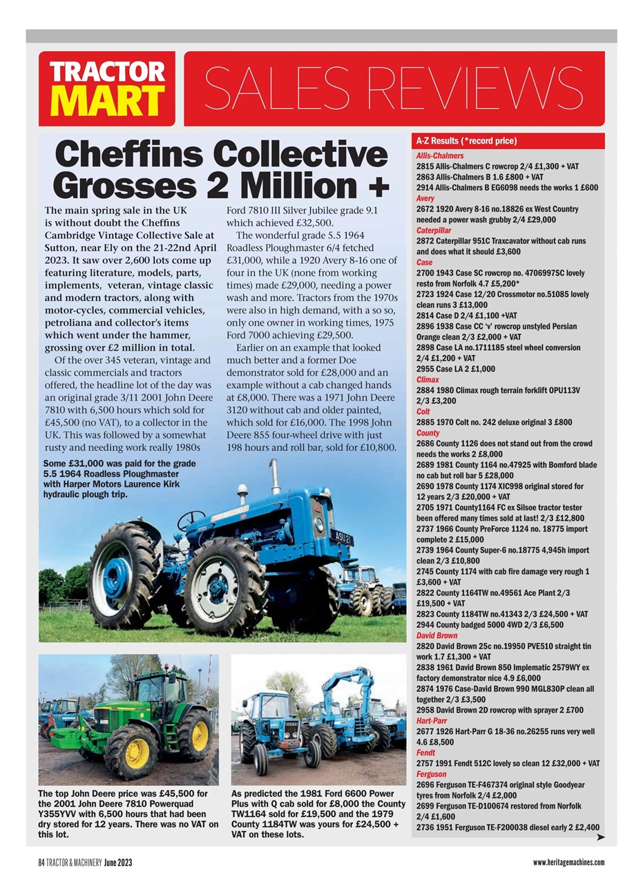 Tractor & Machinery Preview Pages