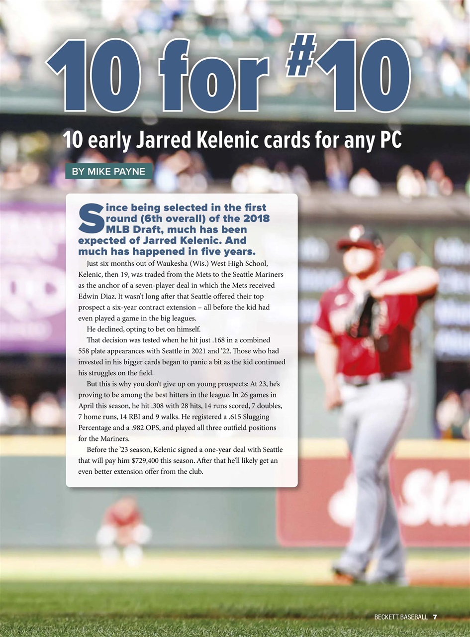 Beckett Baseball Magazine Preview Pages