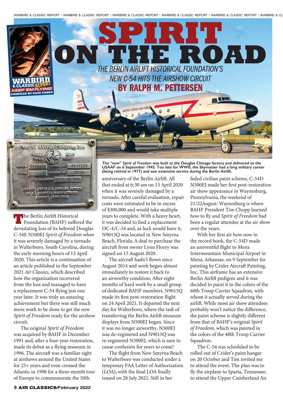 Air Classics - Where History Flies Preview Pages