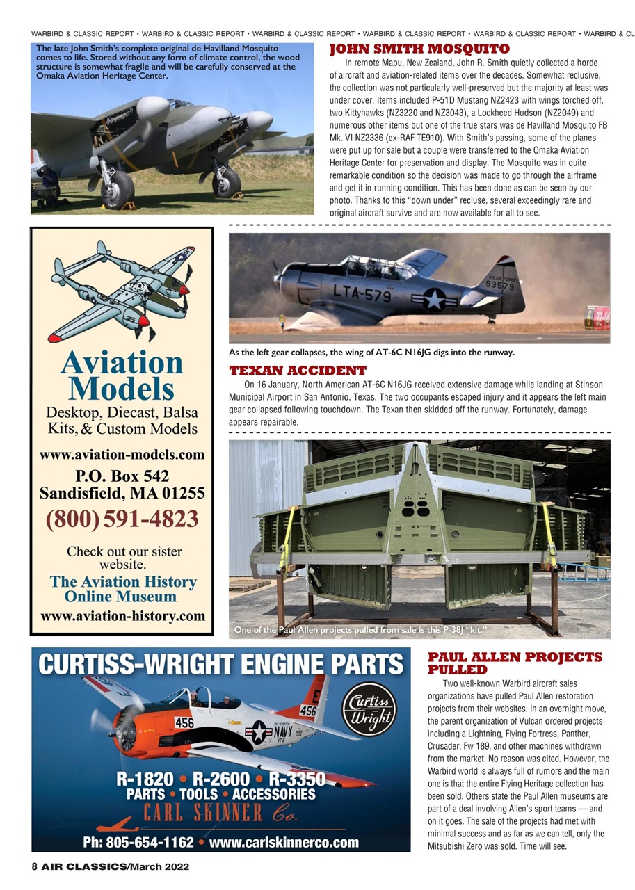 Air Classics - Where History Flies Preview Pages