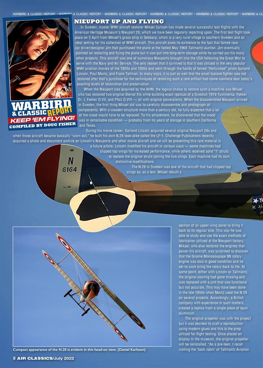 Air Classics - Where History Flies Preview Pages
