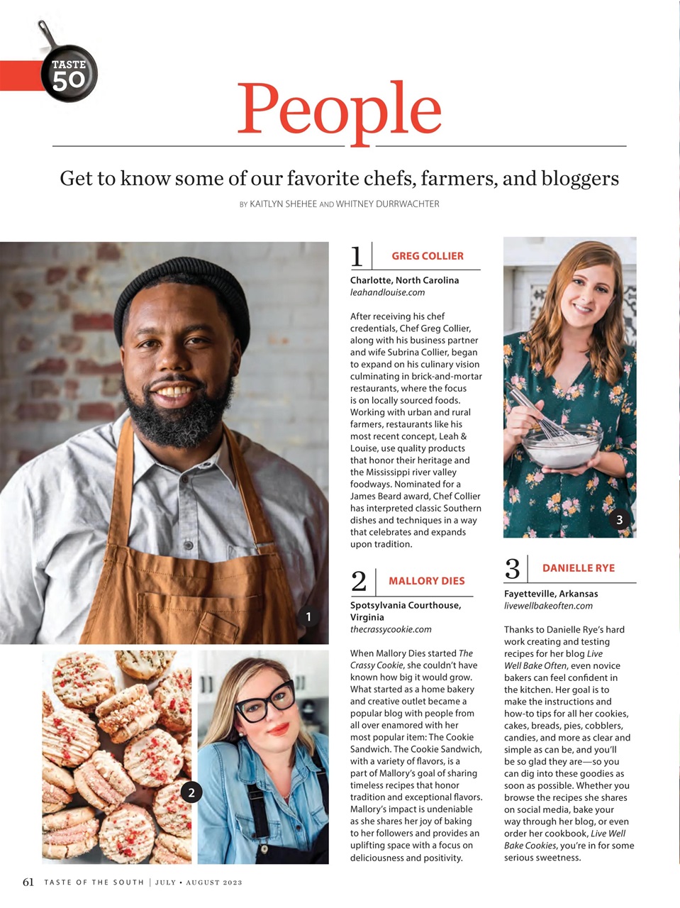Taste of the South Preview Pages