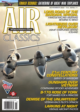 Air Classics - Where History Flies issue Nov-22