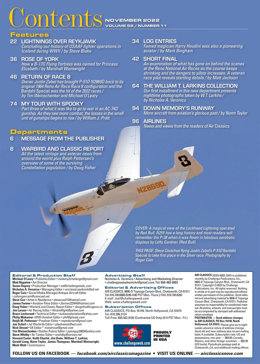 Air Classics - Where History Flies Preview Pages