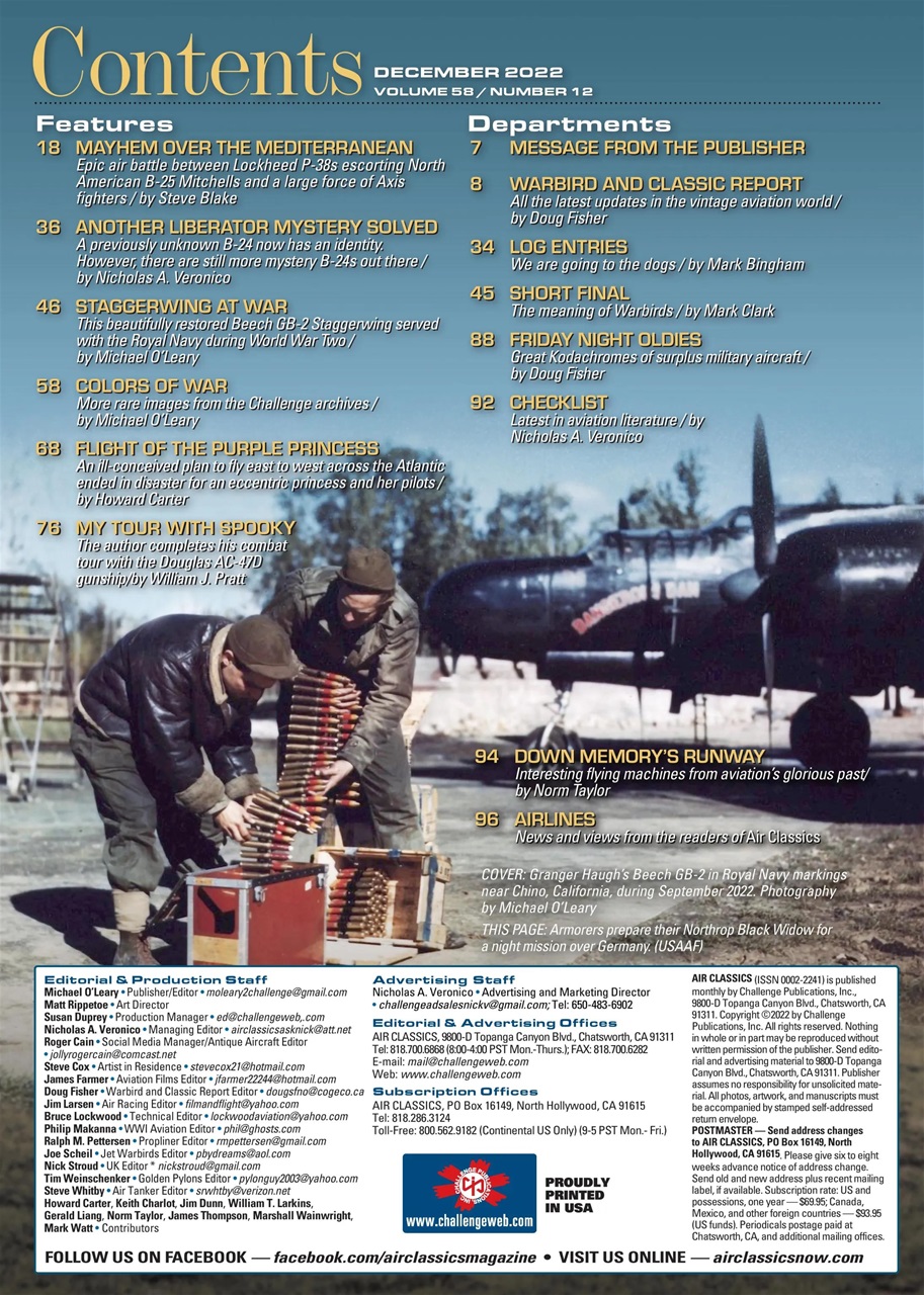 Air Classics - Where History Flies Preview Pages