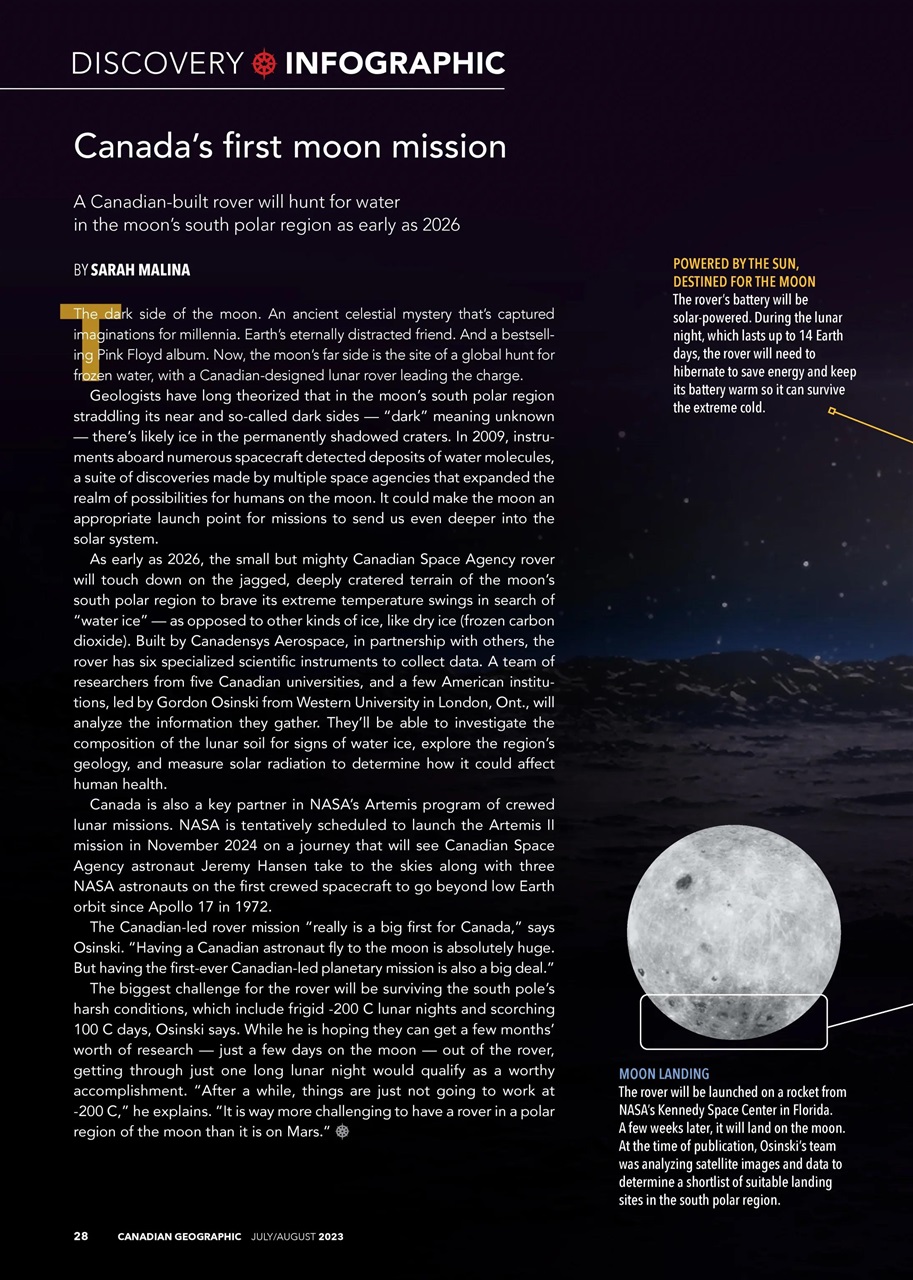 Canadian Geographic Preview Pages