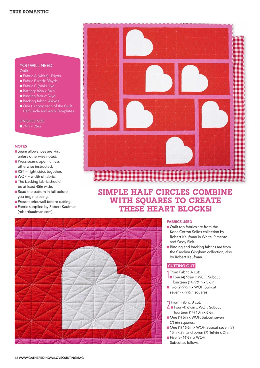Love Patchwork & Quilting Preview Pages