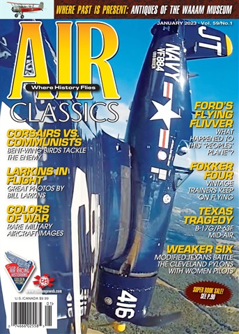 Air Classics - Where History Flies issue Jan-23