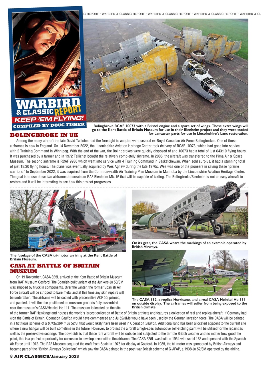 Air Classics - Where History Flies Preview Pages