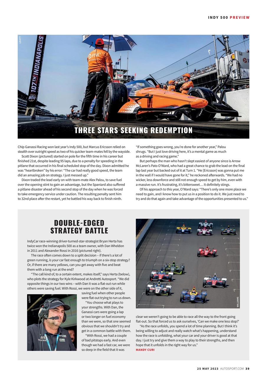 Autosport Preview Pages