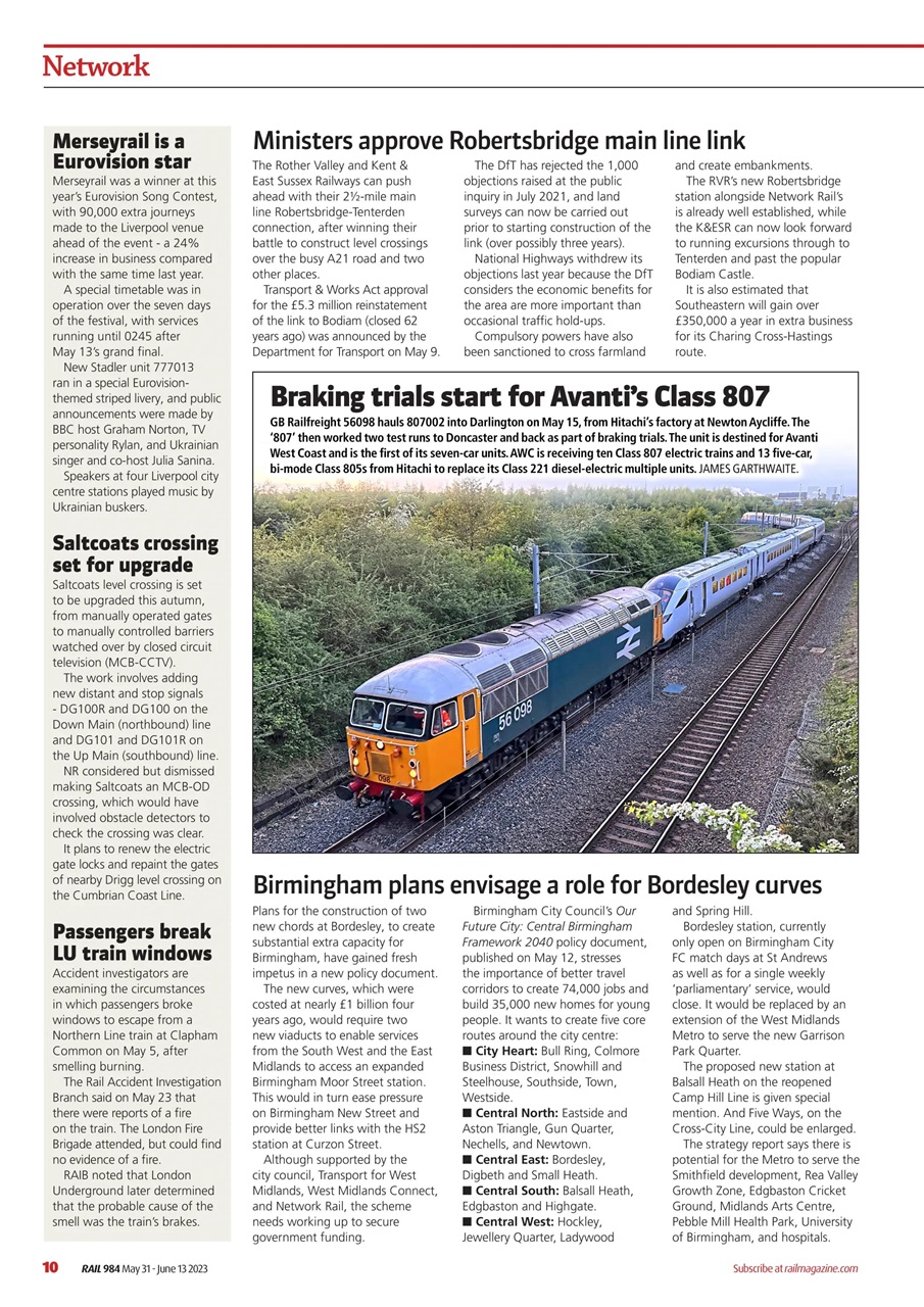 Rail Preview Pages