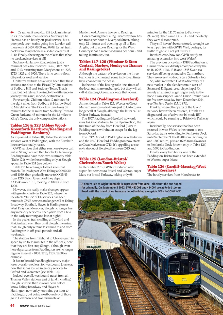 Rail Preview Pages