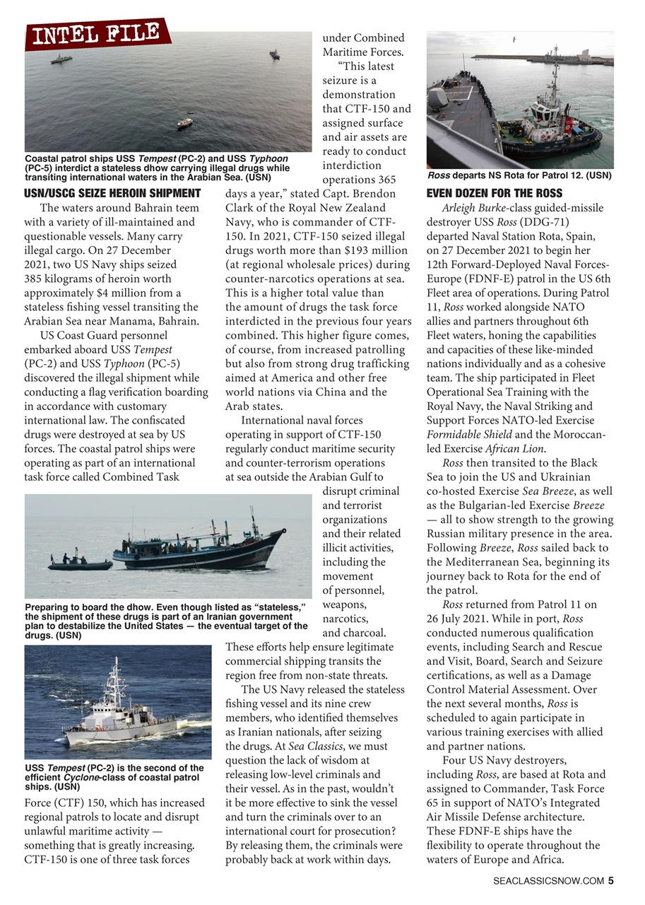 Sea Classics - Where History Sets Sail Preview Pages