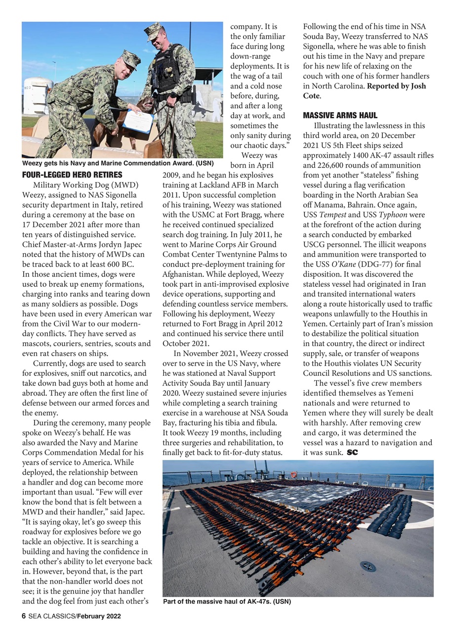 Sea Classics - Where History Sets Sail Preview Pages