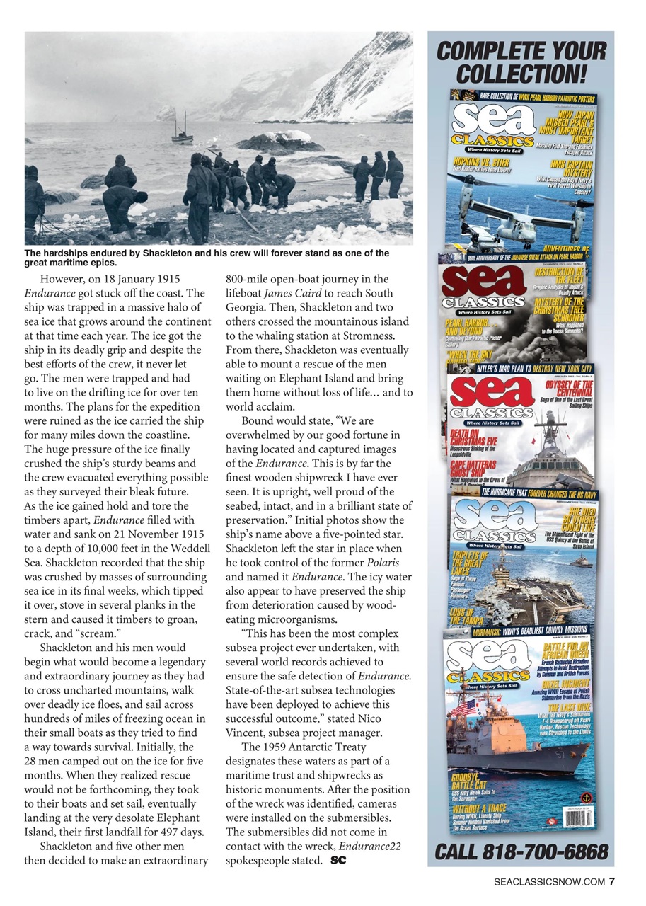 Sea Classics - Where History Sets Sail Preview Pages
