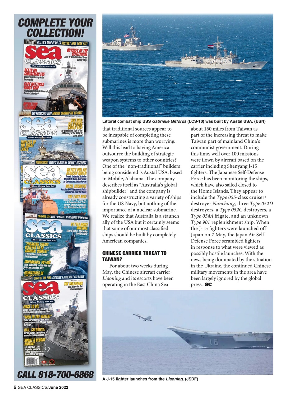 Sea Classics - Where History Sets Sail Preview Pages