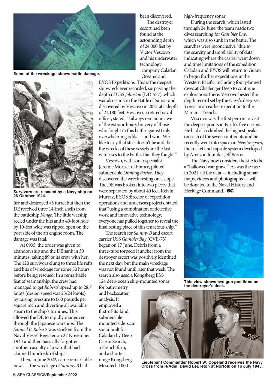 Sea Classics - Where History Sets Sail Preview Pages