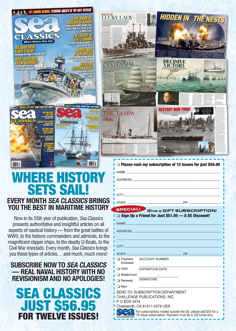 Sea Classics - Where History Sets Sail Preview Pages