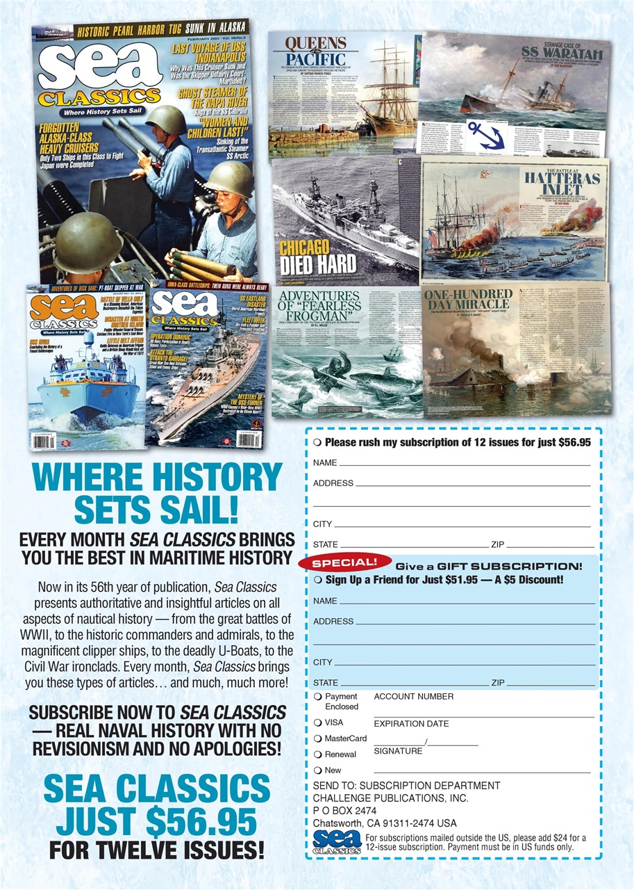 Sea Classics - Where History Sets Sail Preview Pages