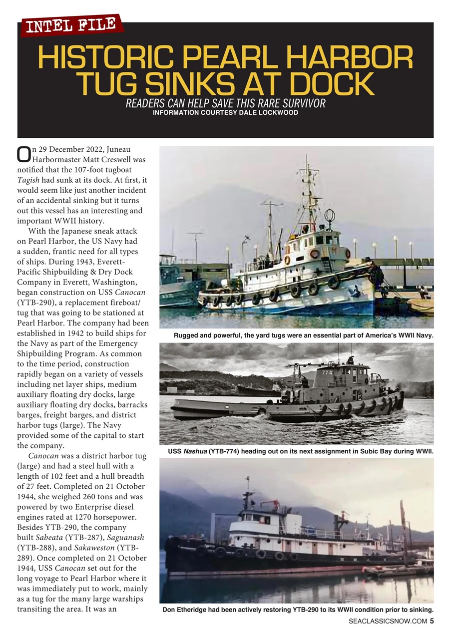 Sea Classics - Where History Sets Sail Preview Pages