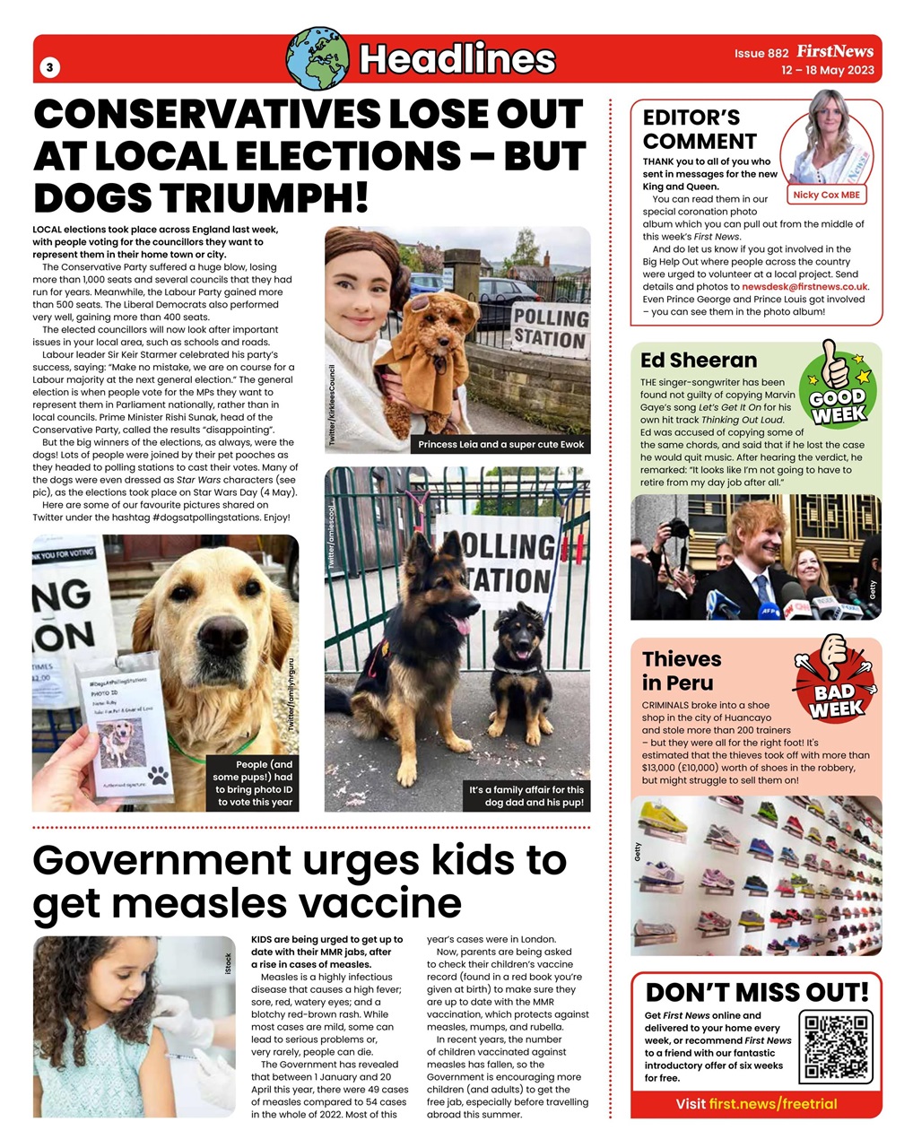 First News Preview Pages
