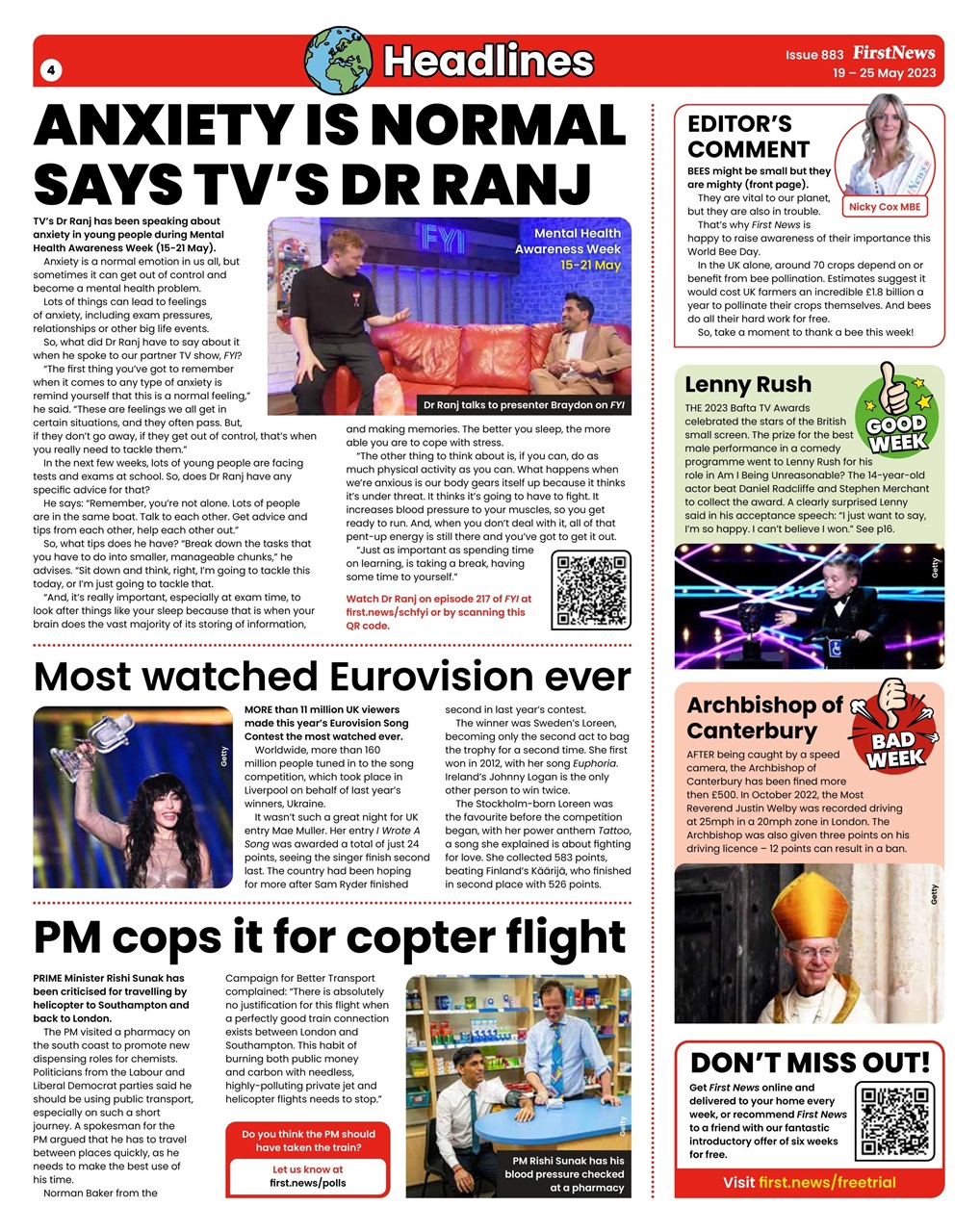 First News Preview Pages