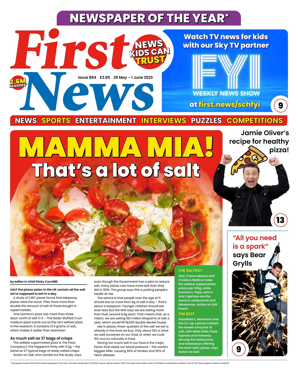 First News Preview Pages