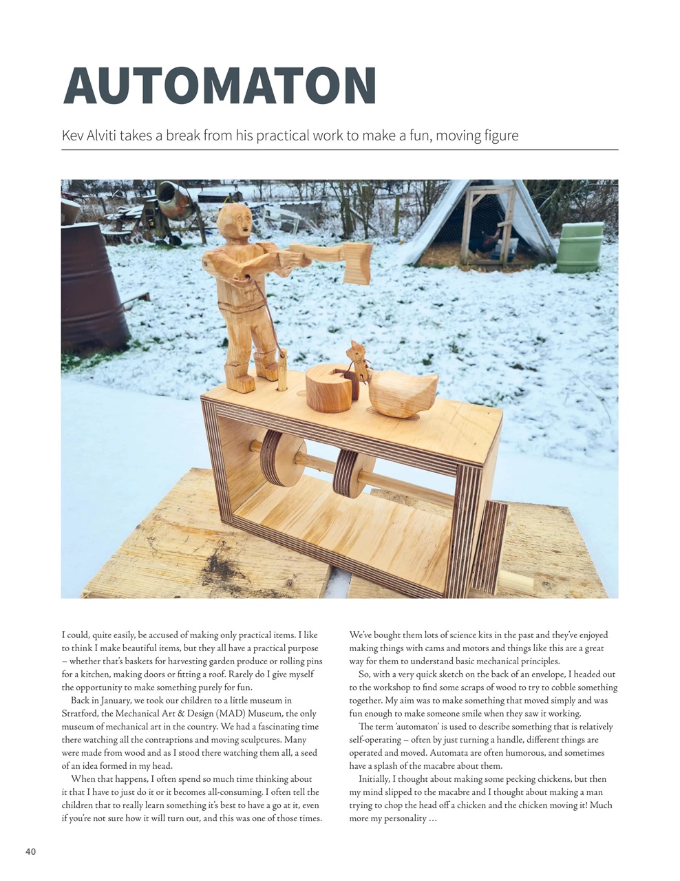 Woodworking Crafts Magazine Preview Pages