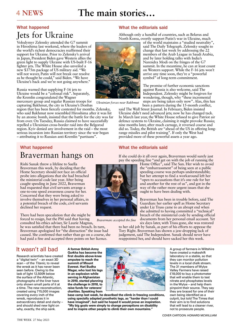 The Week Preview Pages