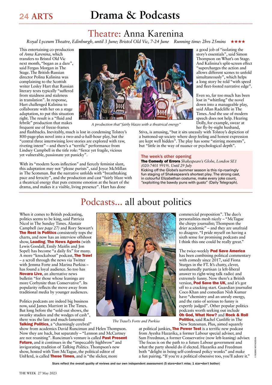 The Week Preview Pages