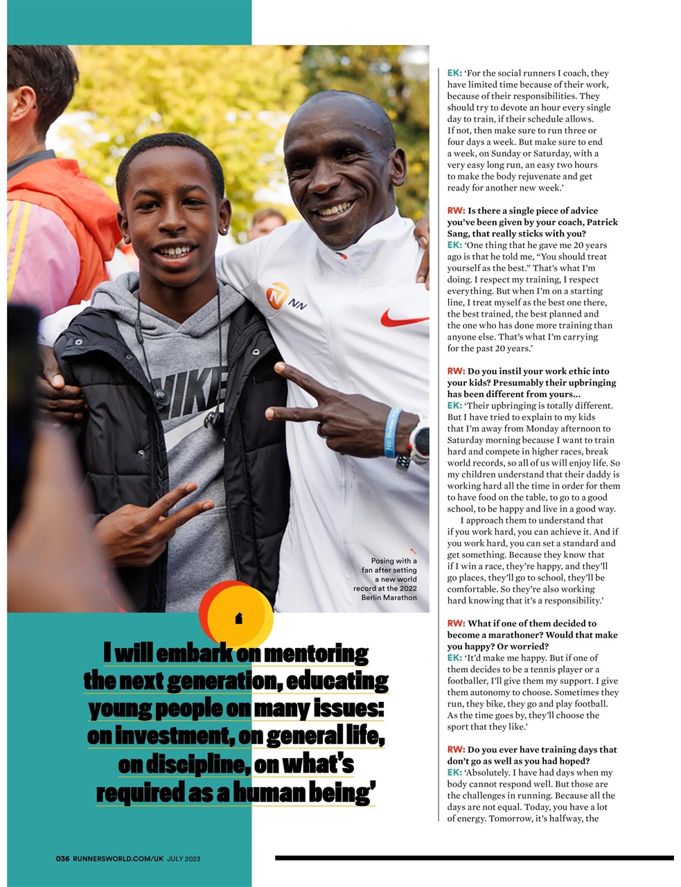 Runner's World Preview Pages