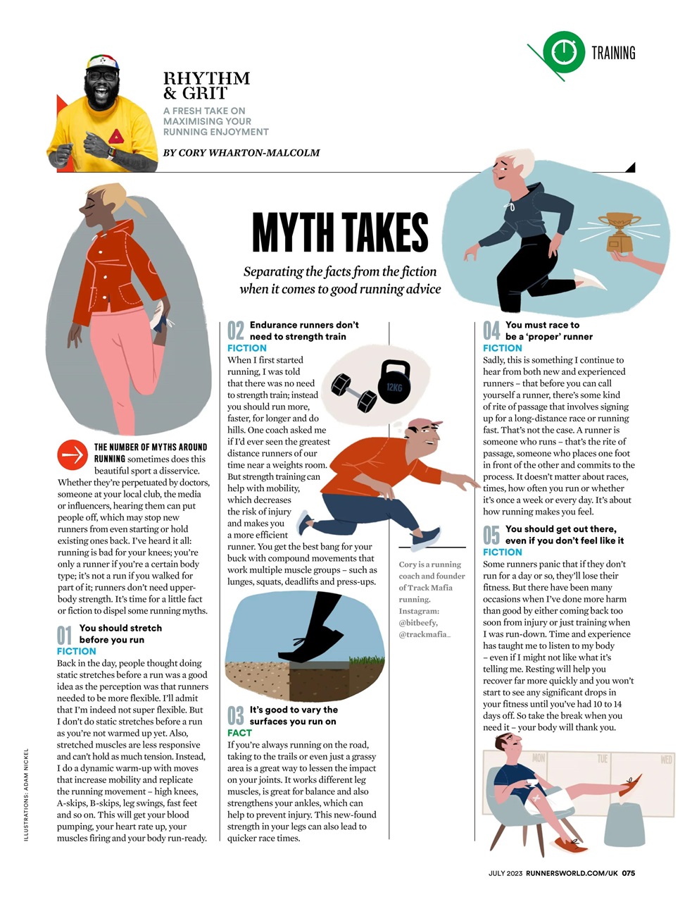 Runner's World Preview Pages