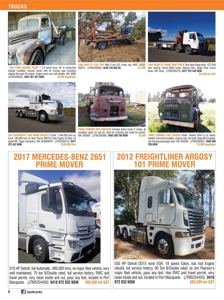 JUST TRUCKS Preview Pages