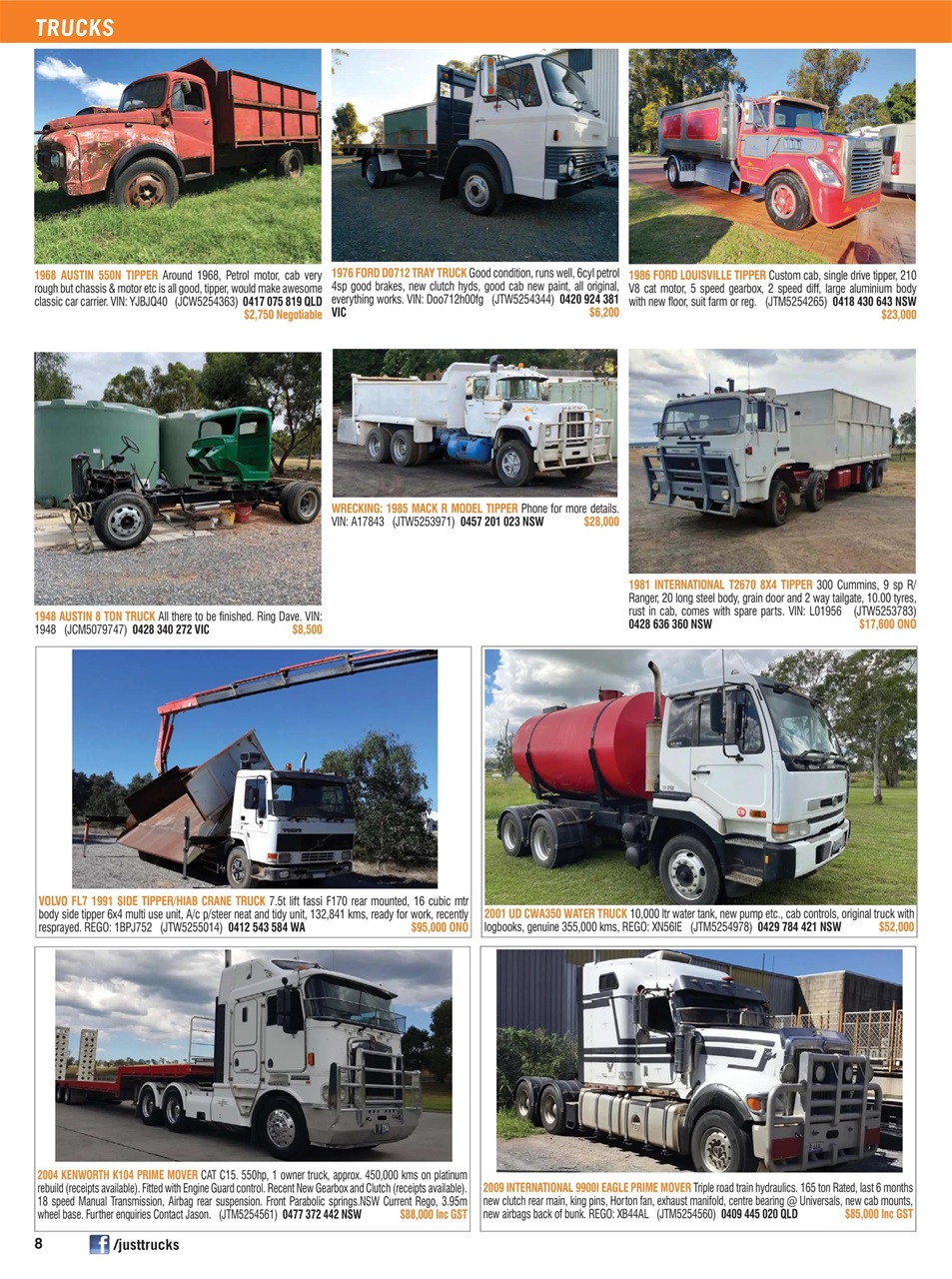 JUST TRUCKS Preview Pages