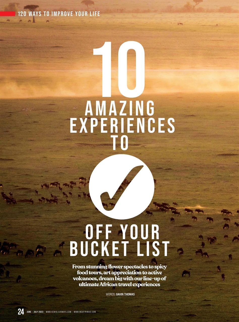 MSAFIRI – Kenya Airways Inflight Preview Pages