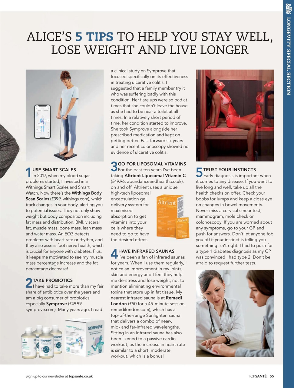 Top Sante Preview Pages