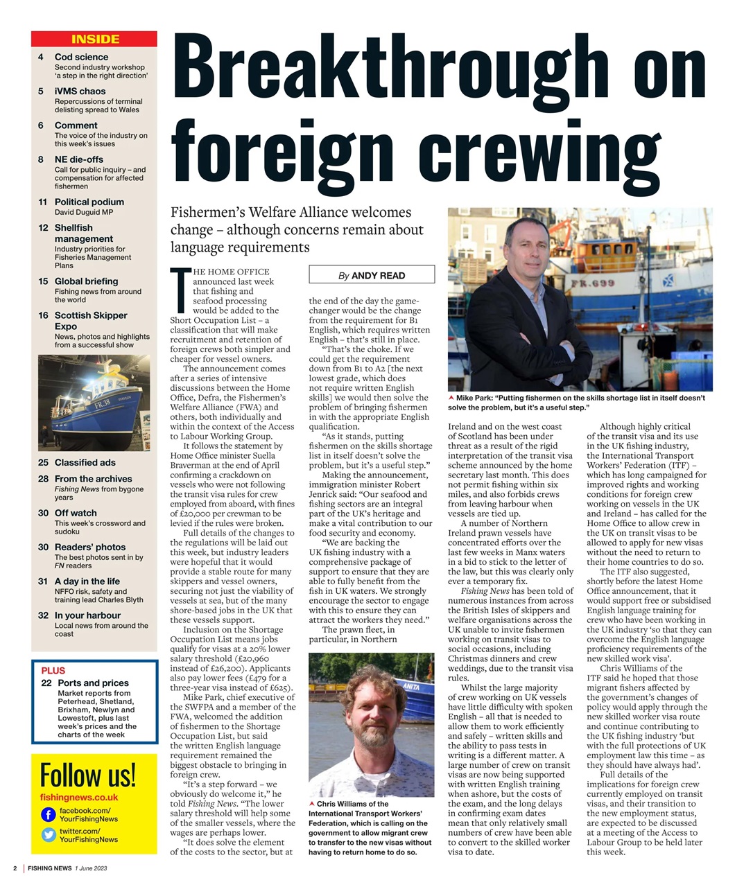 Fishing News Preview Pages