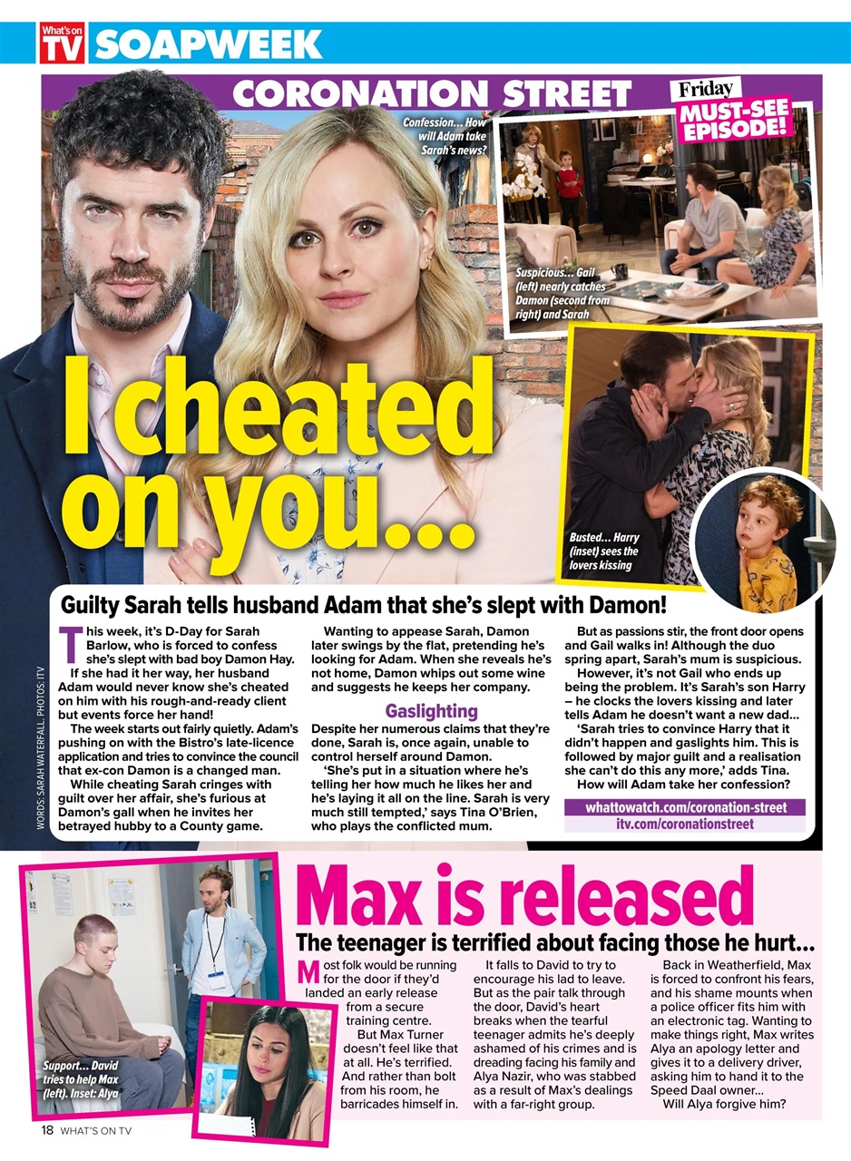 What's on TV Preview Pages